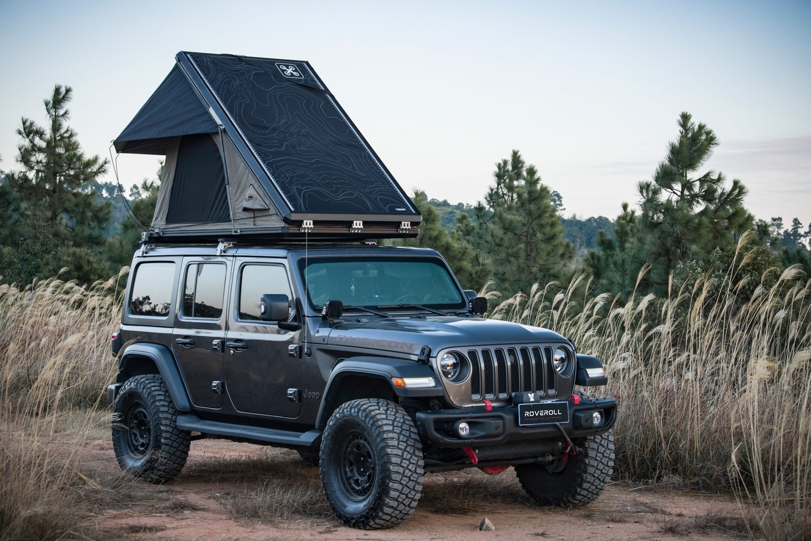 Toyota Tacoma Roveroll rooftop tent ambassador build