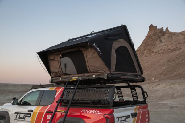 ALUMINUM SIDE OPENING HARD ROOF TOP TENT - Image 2