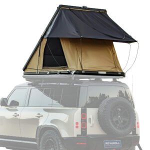 Main view of Roveroll Tri-Clam Hard Shell Roof Top Tent