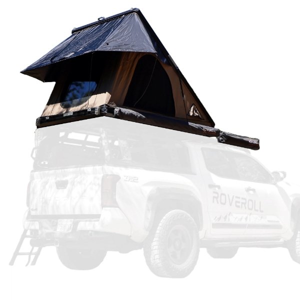 Main view of Roveroll Tri-Clam Hard Shell Roof Top Tent
