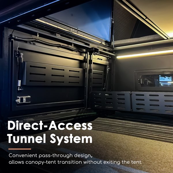 ROVEROLL SkyNest Tent Combo with interconnected upper and lower living spaces