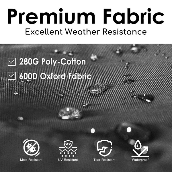 Waterproof and UV-resistant fabric used in ROVEROLL Soft Shell Roof Top Tent