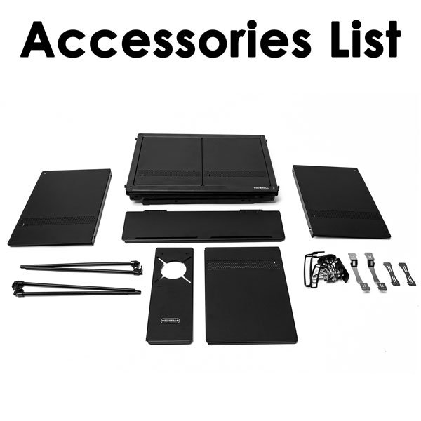 Accessory display of ROVEROLL GoCamp-IGT Camping Kitchen Base Set