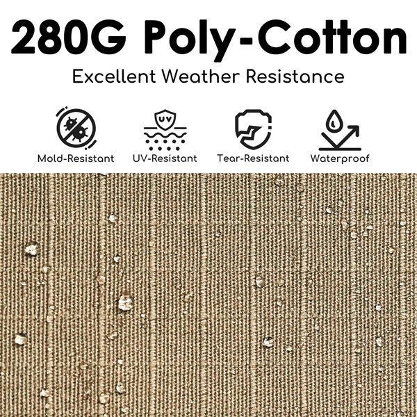 ROVEROLL 180 Degree FOX-Awningmade with durable 280g nylon oxford fabric