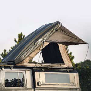 ROVEROLL Hardshell Rooftop Tent with ABS Cover, Roof Top Tent for 2-3, with Aluminium Ladder